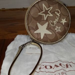 Coach NWT Heritage Star Coin Purse